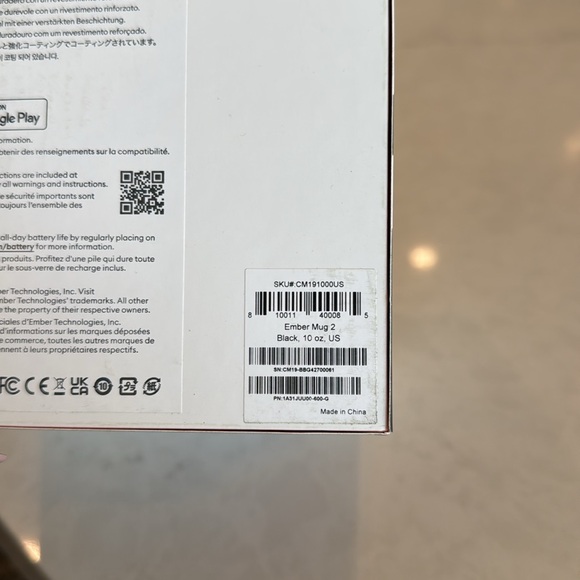 Ember Temperture control mug. Black. 10 ounce. - Picture 5 of 5